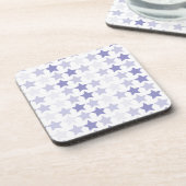 愛国的なブルーグラデーションスター コースター (左側)