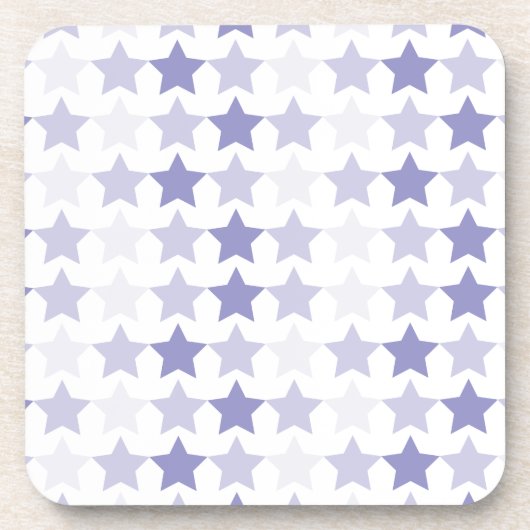 愛国的なブルーグラデーションスター コースター (正面)