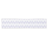 愛国的なブルーグラデーションスター ショートテーブルランナー (横)