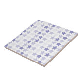 愛国的なブルーグラデーションスター タイル (側面)