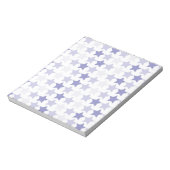 愛国的なブルーグラデーションスター ノートパッド (回転)