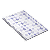 愛国的なブルーグラデーションスター ノートブック (右側)