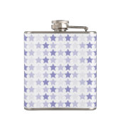 愛国的なブルーグラデーションスター フラスク (裏面)