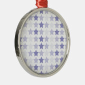 愛国的なブルーグラデーションスター メタルオーナメント (右)