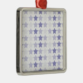愛国的なブルーグラデーションスター メタルオーナメント (右)