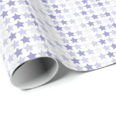 愛国的なブルーグラデーションスター ラッピングペーパー (ロールコーナー)