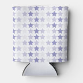 愛国的なブルーグラデーションスター 缶クーラー (正面)