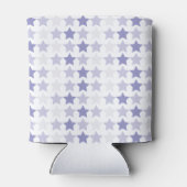 愛国的なブルーグラデーションスター 缶クーラー (裏面)