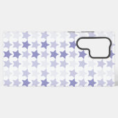 愛国的なブルーグラデーションスター SAMSUNG GALAXYケース (裏面横)