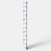 愛国的なブルーグラデーションスター SAMSUNG GALAXYケース (左側面)