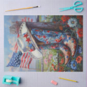 愛国的なブーツ 薄葉紙 (クラフト)