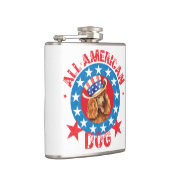 愛国的なプードル フラスク (右)