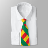 愛国的なベナン国旗ネクタイボタン ネクタイ (タイ)