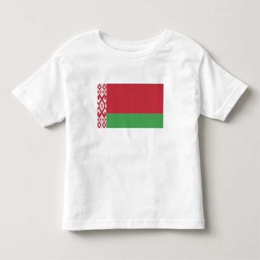 愛国的なベラルーシの国旗 トドラーTシャツ (正面)