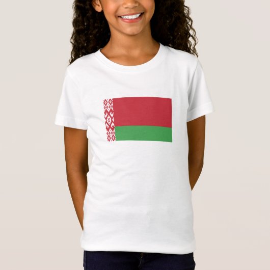 愛国的なベラルーシの国旗 Tシャツ (正面)