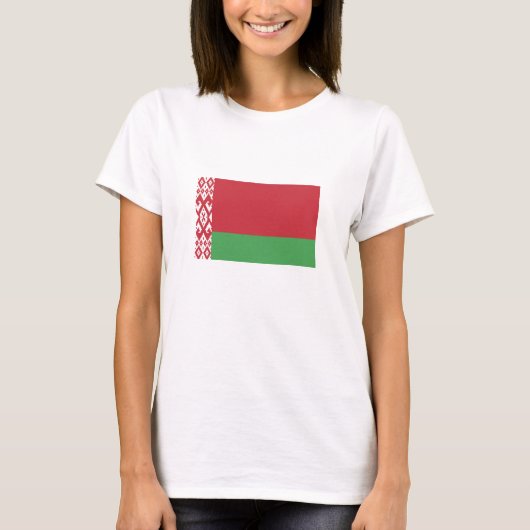 愛国的なベラルーシの国旗 Tシャツ (正面)