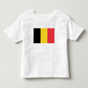 愛国的なベルギーの国旗 トドラーTシャツ