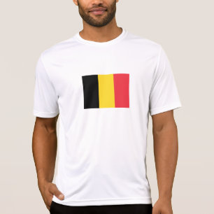 愛国的なベルギーの国旗 Tシャツ