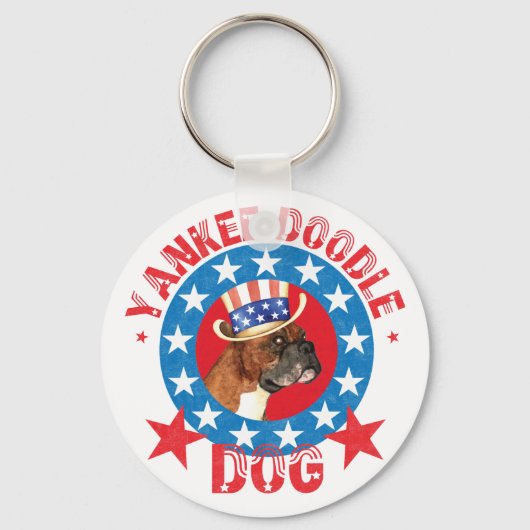 愛国的なボクサー キーホルダー (正面)