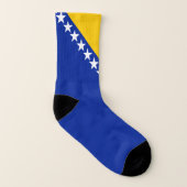 愛国的なボスニア・ヘルツェゴビナの旗 ソックス (左内側)