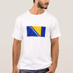 愛国的なボスニア・ヘルツェゴビナの旗 Tシャツ