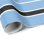 愛国的なボツワナの国旗柄ラッピングペーパー ラッピングペーパー (ロールコーナー)