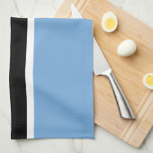 愛国的なボツワナの国旗 キッチンタオル (四つ折り)