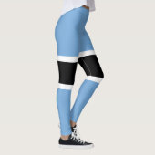 愛国的なボツワナの国旗 レギンス (右)