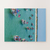 愛国的なボートテーマ ジグソーパズル (横)