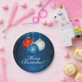 愛国的なボーブルクリスマス ペーパープレート (パーティー)