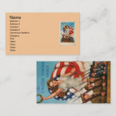 愛国的なポスター事業カード 名刺 (正面/裏面)