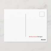 愛国的なポップアートスワールサングラス ポストカード (裏面)