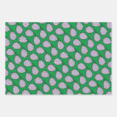 愛国的なポップアートスワールサングラス ラッピングペーパーシート (正面)