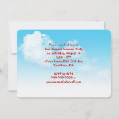 愛国的なポップスのパーティー 招待状 (裏面)