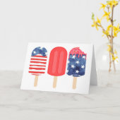 愛国的なポップス カード (黄色い花)