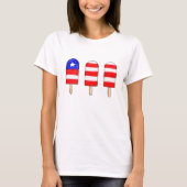 愛国的なポップス Tシャツ (正面)