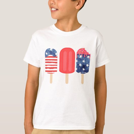 愛国的なポップス Tシャツ (正面)