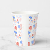 愛国的なポプシクル&花火紙カップ 紙コップ (右)