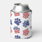 愛国的なポープリント 缶クーラー (缶正面)