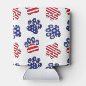 愛国的なポープリント 缶クーラー (裏面)