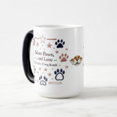 愛国的なポーラブ静かー – ポーズ、大声で愛 モーフィングマグカップ (正面左)