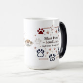 愛国的なポーラブ静かー – ポーズ、大声で愛 モーフィングマグカップ (正面右)