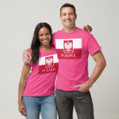 愛国的なポーランドポルスカ国旗 Tシャツ (ユニセックス)