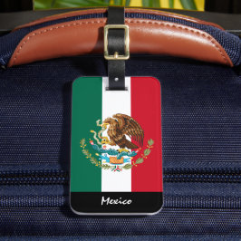 愛国的なメキシコの荷物タグ、メキシコ国旗 ラゲッジタグ