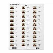 愛国的なモナリザ – 独立記念日の準備 ラベル (フルシート)