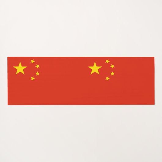 愛国的なヨガマットと中国旗 ヨガマット (裏面(横))