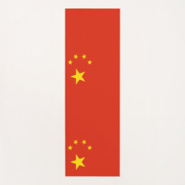 愛国的なヨガマットと中国旗 ヨガマット