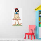 愛国的なラグドールガールアメリカーナフォーク ポスター