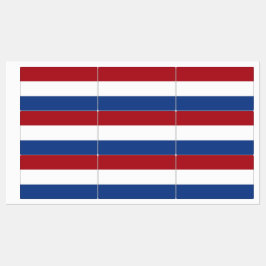 愛国的なラベルとオランダのフラグ ラベル