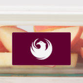 愛国的なラベルにフェニックス市の旗 ラベル (貼付)